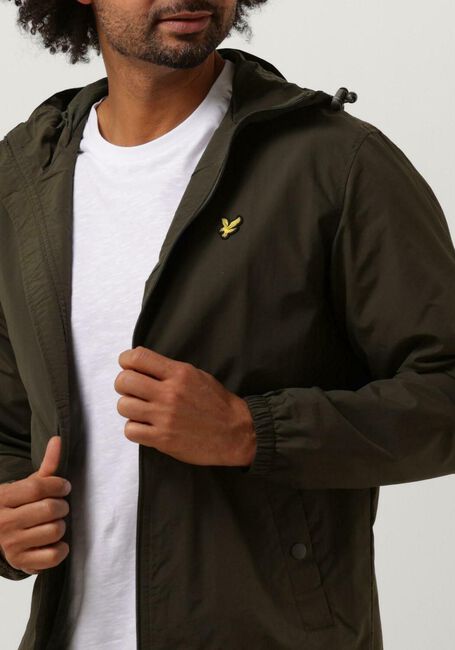 Olive LYLE & SCOTT Jack ZIP THROUGH HOODED JACKET - large