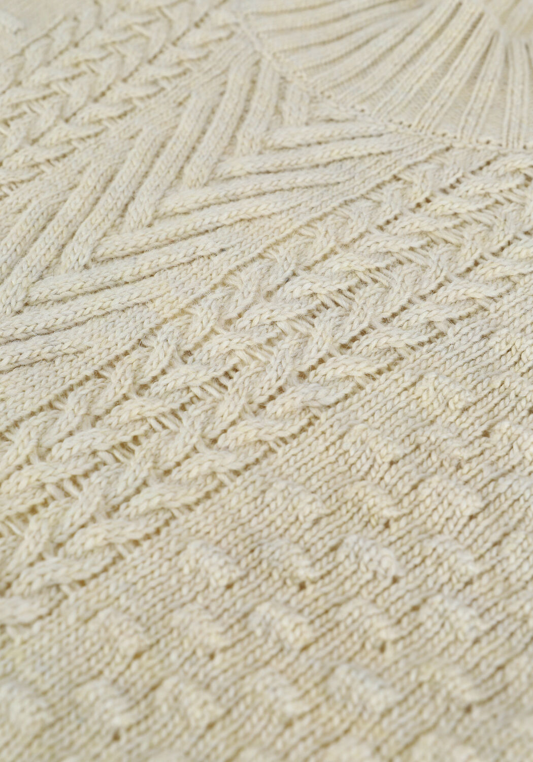 Ecru MODSTR&Ouml;M Pullover MINNIE T-NECK - large