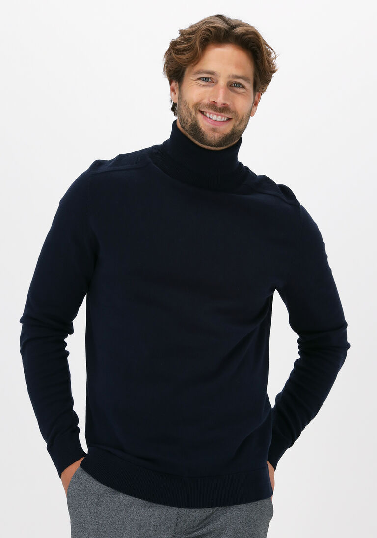dunkelblau selected homme rollkragenpullover berg roll neck