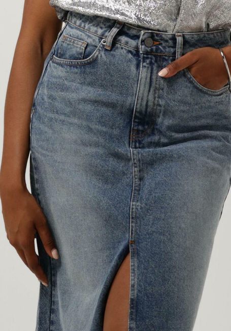 Blaue CO'COUTURE Midirock VIKA SLIT DENIM SKIRT - large