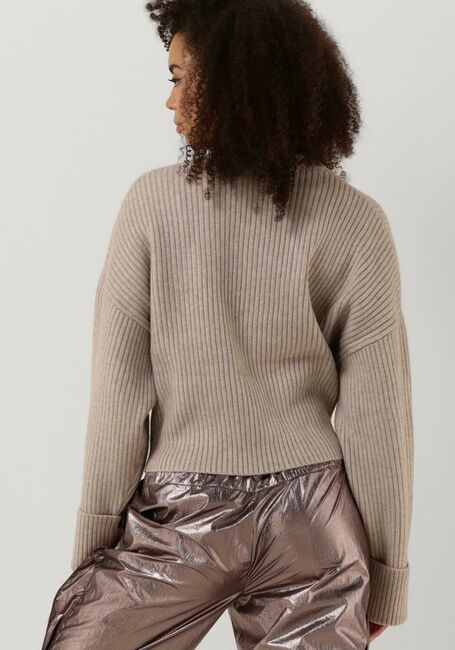 Sand CO'COUTURE Pullover ROW BOX KNIT O-KNIT - large