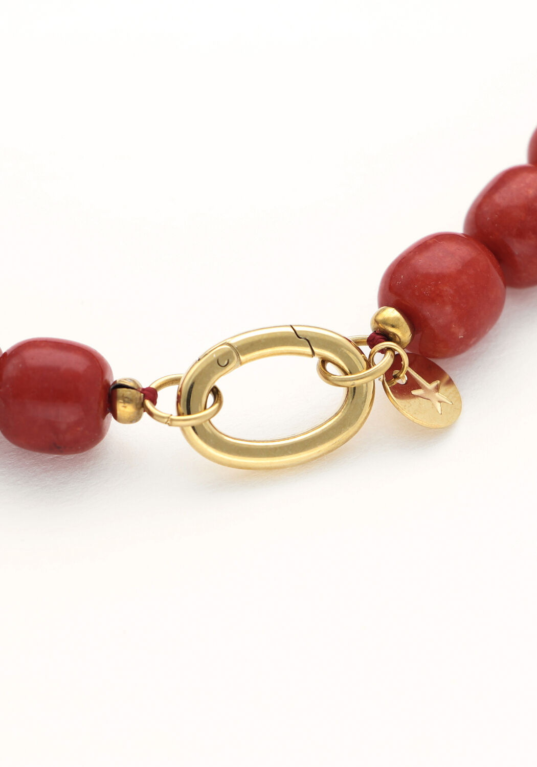 Rote BONNIE STUDIOS Kette WILLIAM NECKLACE - large