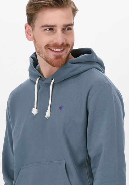 Hellblau CHAMPION Sweatshirt HOODED SWEATSHIRT MEN - large