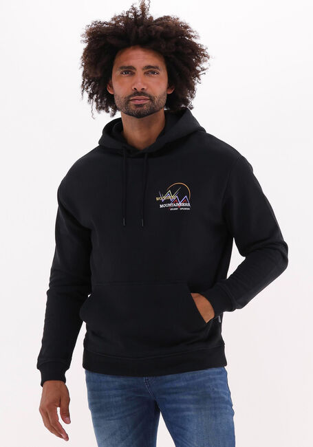 Schwarze WOODBIRD Sweatshirt DASH MOUNTAINEER HOODIE - large