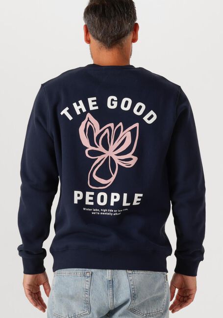 Dunkelblau THE GOODPEOPLE Sweatshirt LITO - large