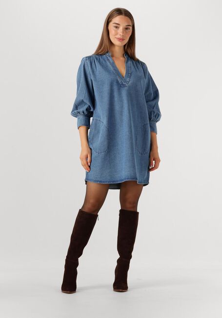 Blaue BY-BAR Minikleid JINA DENIM DRESS - large