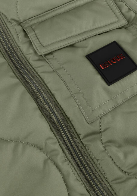 Grüne RETOUR Bodywarmer BOYD - large