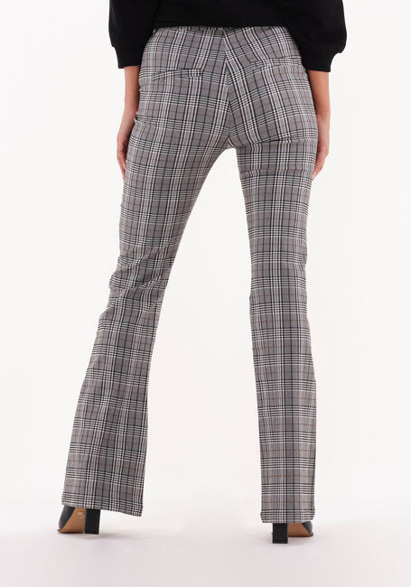 Mehrfarbige/Bunte MINUS Schlaghose CARMA CHECK FLARED PANTS - large