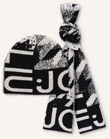Schwarze LIU JO Schal LOGO SET - medium