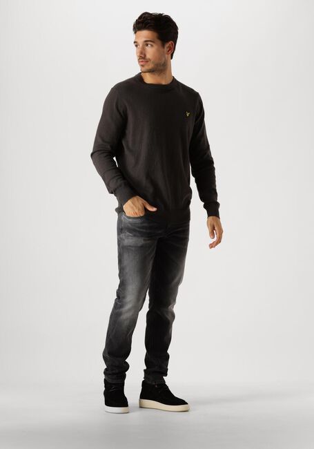 Dunkelgrau LYLE & SCOTT Pullover COTTON MERINO CREW NECK JUMPER - large