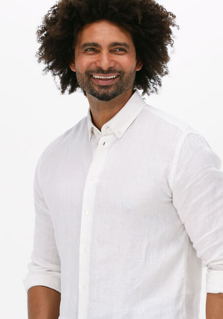 Nicht-gerade weiss SELECTED HOMME Casual-Oberhemd SLHREGKYLIAN-LINEN SHIRT - large
