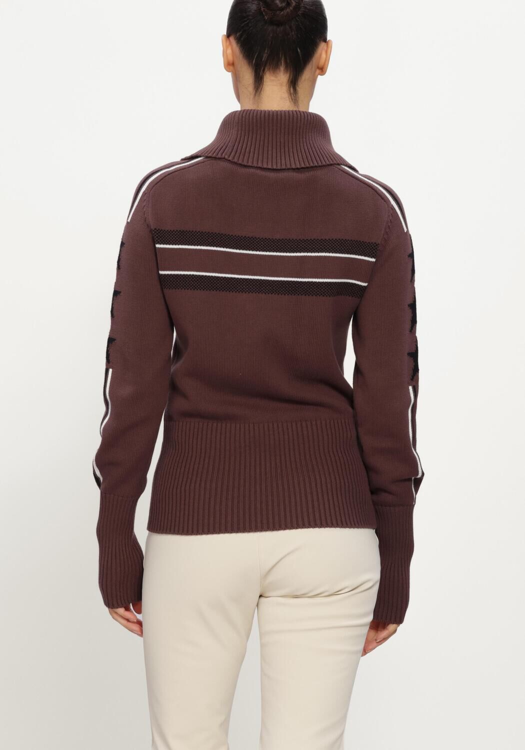 Braune AIRFORCE Rollkragenpullover ELDORA MOUNTAIN KNIT - large