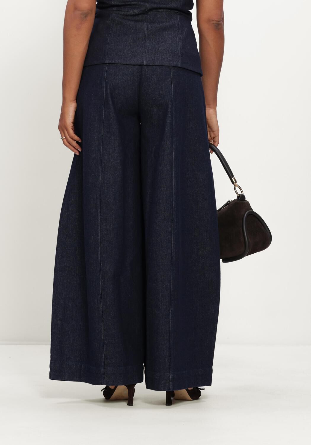 Dunkelblau COPENHAGEN MUSE Weite Hose CMANNAIS-PANTS - large