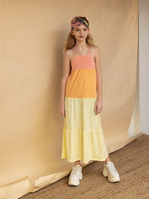Mehrfarbige/Bunte STREET CALLED MADISON Maxikleid SALTY - large