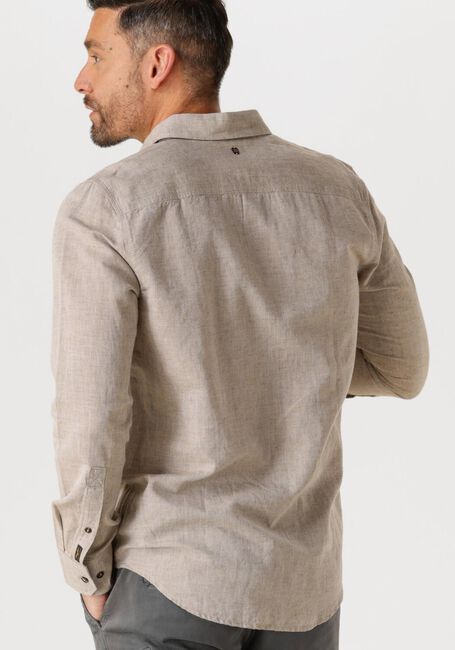 Sand PME LEGEND Casual-Oberhemd LONG SLEEVE SHIRT COTTON LINEN 2 TONE - large