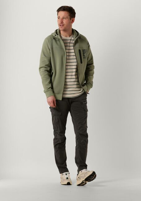 Olive PME LEGEND Jack ZIP JACKET INTERLOCK SWEAT - large
