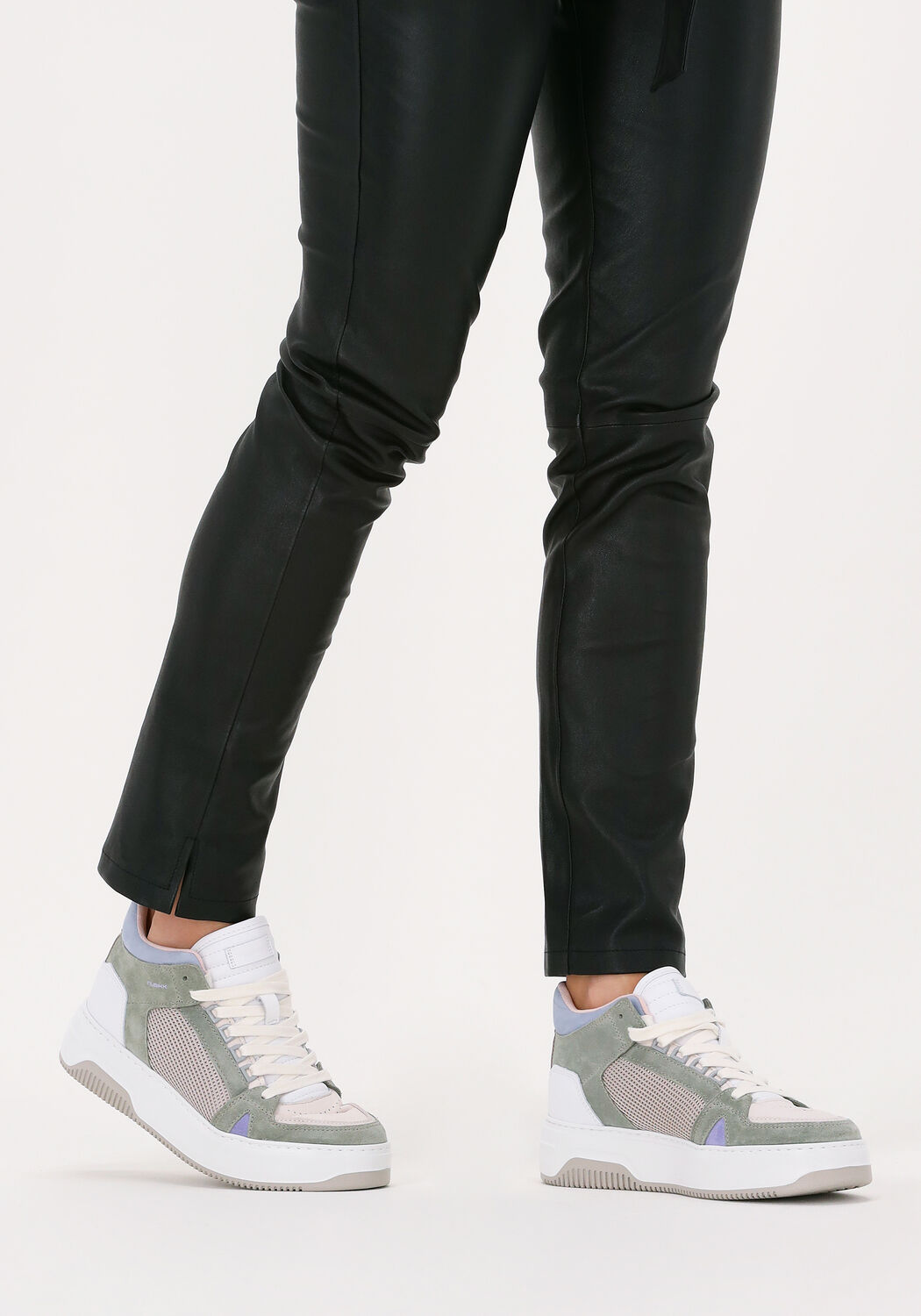 Gr&uuml;ne NUBIKK Sneaker High BASKET MID DAMES - large