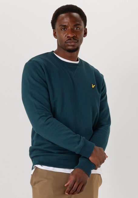 Blaue LYLE & SCOTT Sweatshirt CREW NECK SWEATSHIRT - large