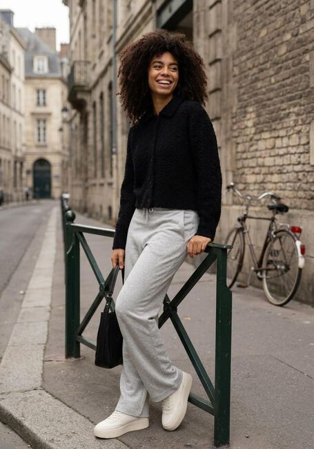 Graue KNIT-TED Jogginghose NADA - large