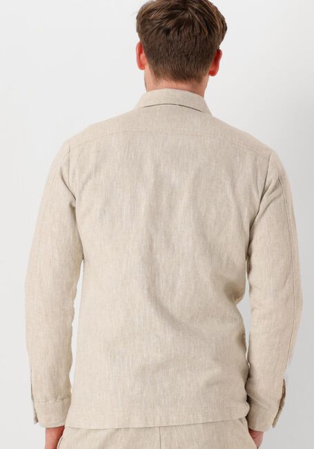 Sand PROFUOMO Overshirts OVERSHIRT COTTON LINEN - large