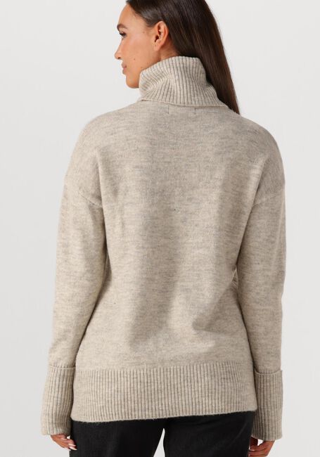 Ecru WITHBLACK Pullover WBLALVA LONG ROLL NECK SWEATER - large