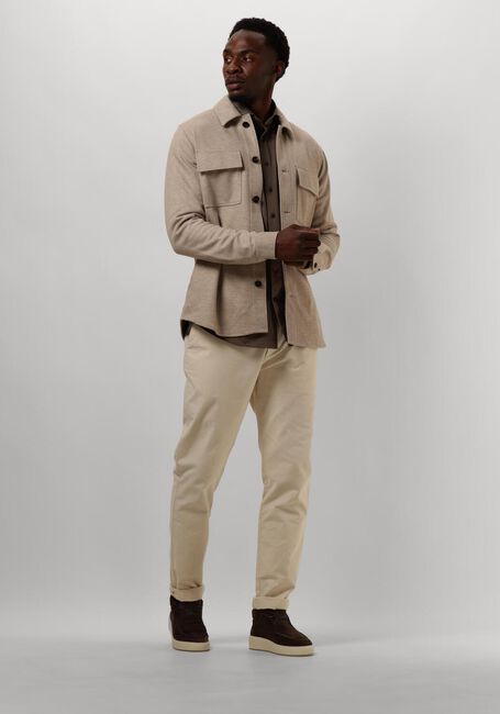 Beige PROFUOMO Overshirt OVERSHIRT KNITTED - large