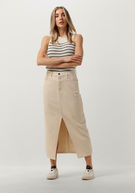 Ecru BY-BAR Midirock ELBA TWILL SKIRT - large