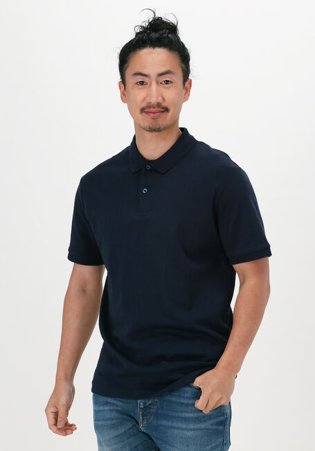 Dunkelblau SELECTED HOMME Polo-Shirt SLHPARIS SS POLO B NOOS - large
