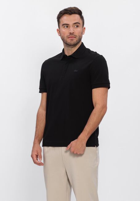 Schwarze LACOSTE Polo-Shirt REGULAR FIT COTTON BLEND POLO SHIRT - large