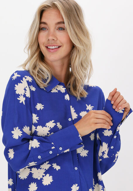 Blaue MODSTRÖM Blusen MINA PRINT SHIRT - large
