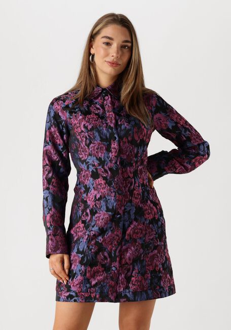 Blaue Y.A.S. Minikleid YASSULENA LS SHIRT DRESS - large