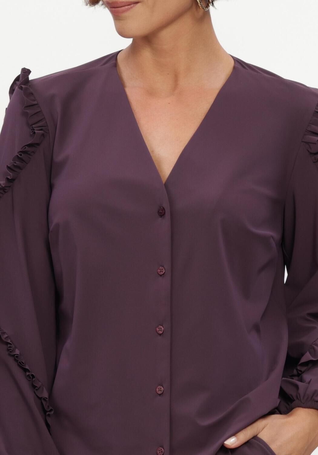 Lilane STUDIO ANNELOES Blusen Ingrid ruffle blouse - large