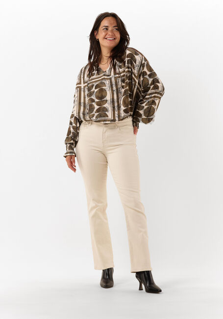 Ecru MOS MOSH Flared jeans ASHLEY NATURAL JEANS - large