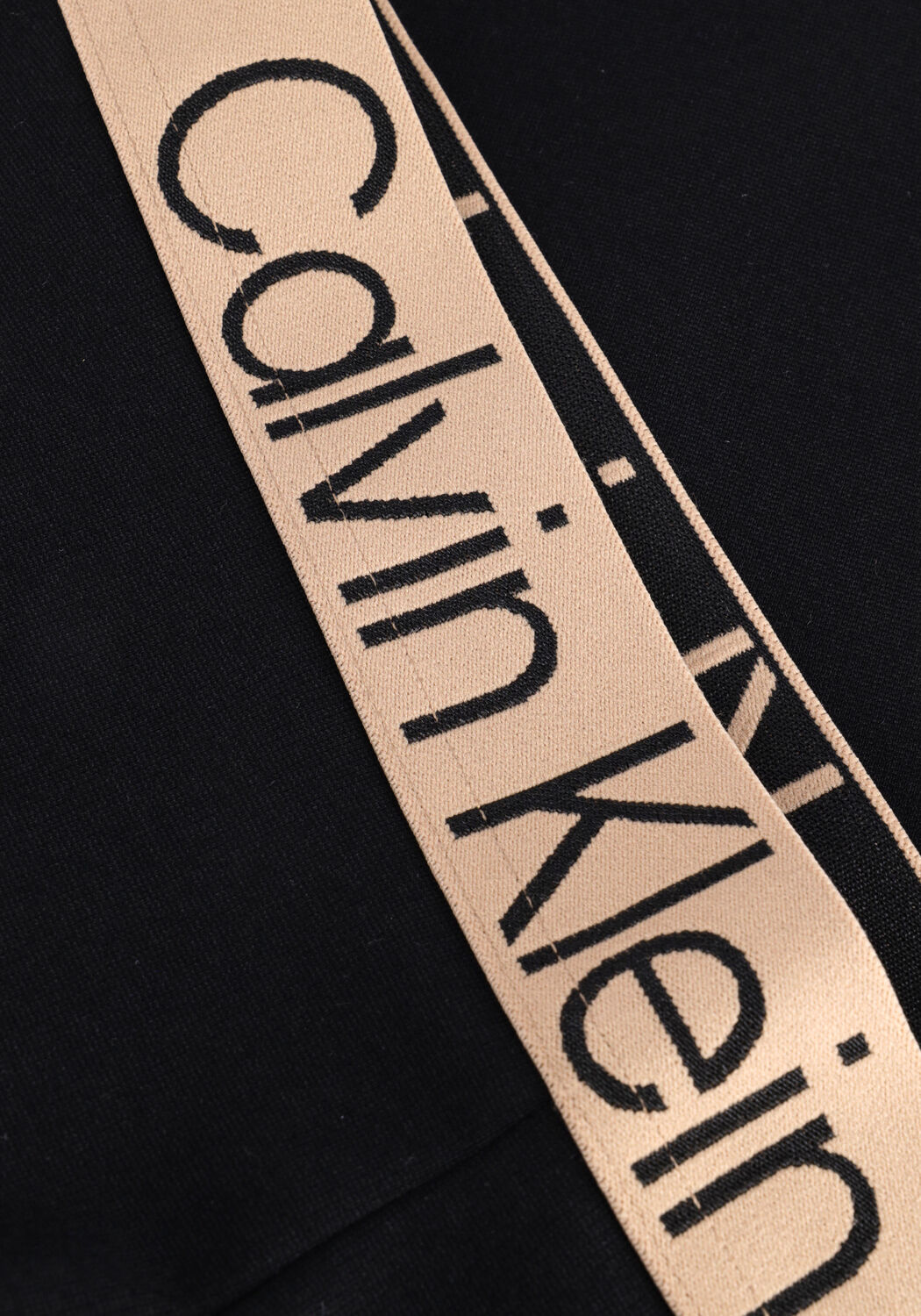 Schwarze CALVIN KLEIN Legging LOGO ELASTIC MILANO LEGGINGS - large