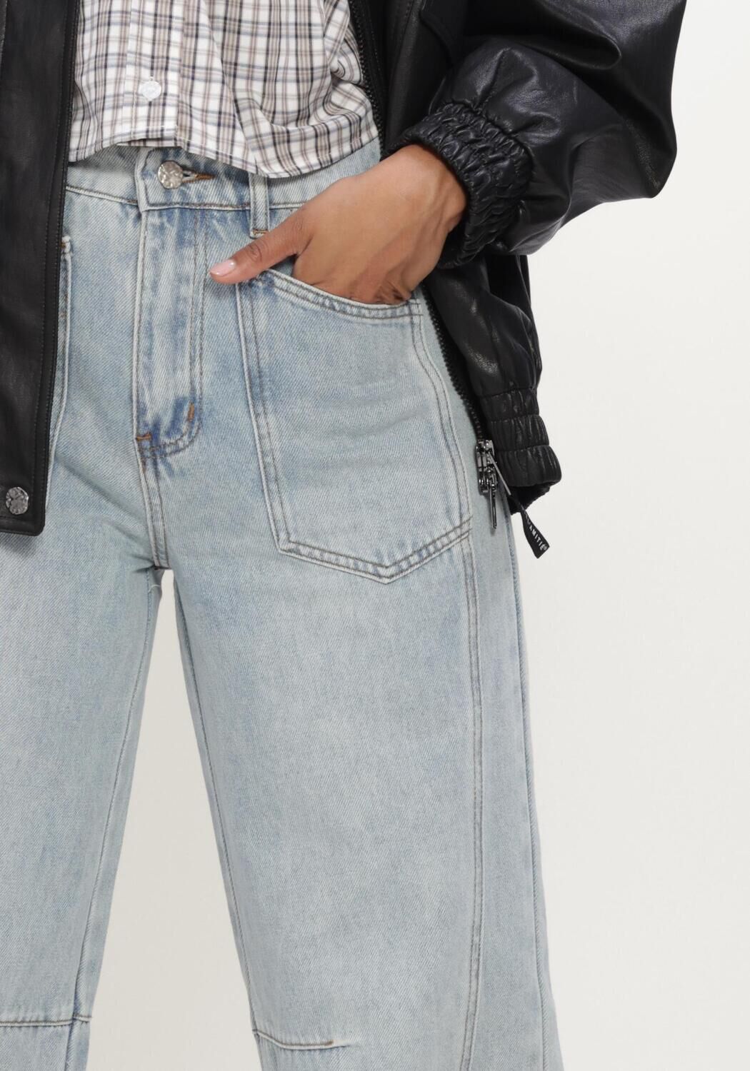 Blaue HAUTE L'AMITI&Eacute; Jeans BARREL FRONT POCKET TALL JEANS - large