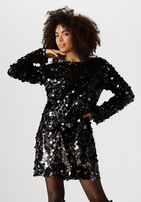 Schwarze MOVES Minikleid IDONA - large