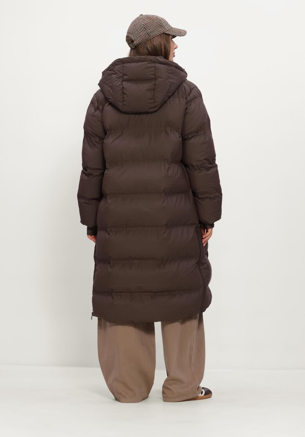 Braune NEO NOIR Winterjacken VIVIANA C PUFFER JACKET - large
