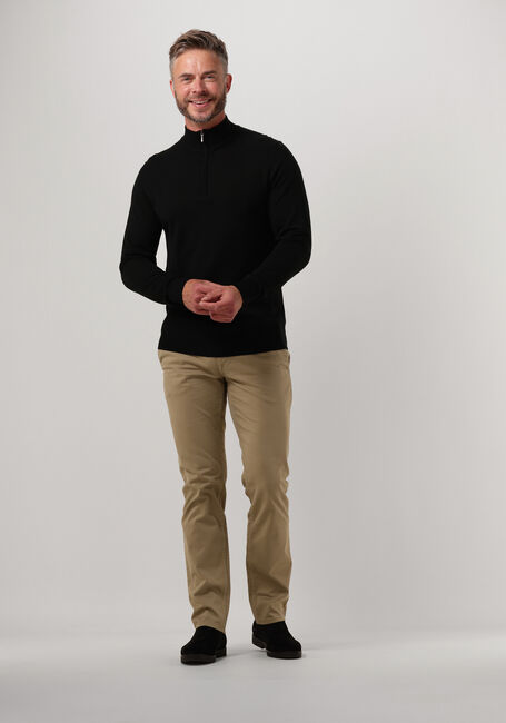 Schwarze PROFUOMO Pullover PULLOVER HALF ZIP - large