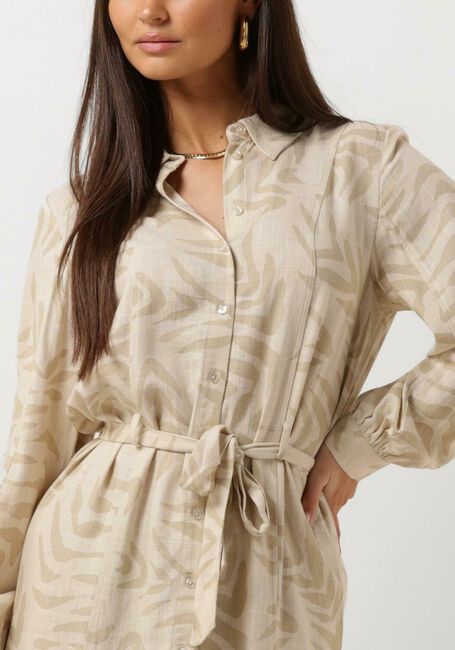 Beige OBJECT Midikleid OBJEMIRA TILDA L/S DRESS - large