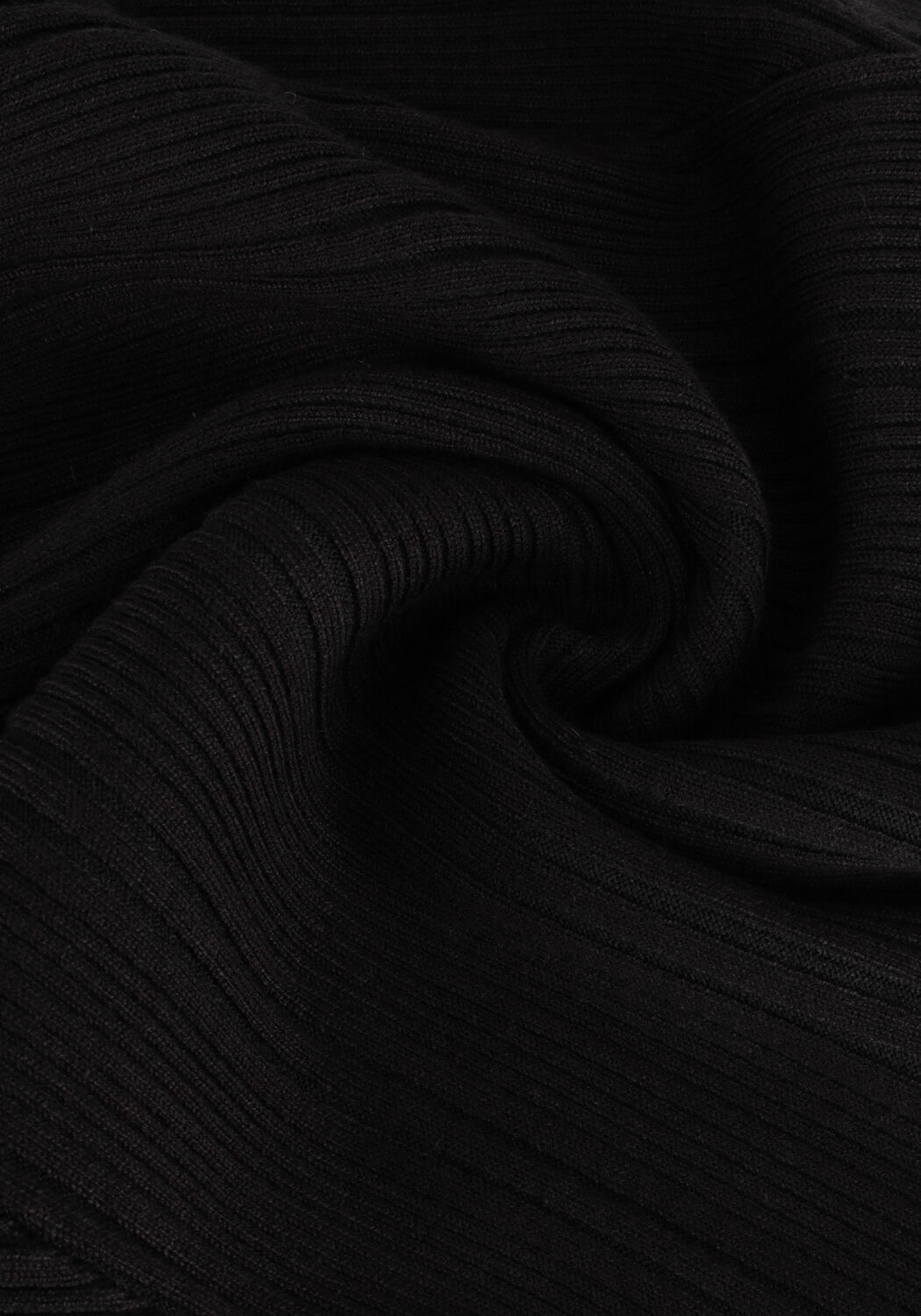 Schwarze SCOTCH & SODA Pullover RIBBED MOCK NECK PULLOVER - large