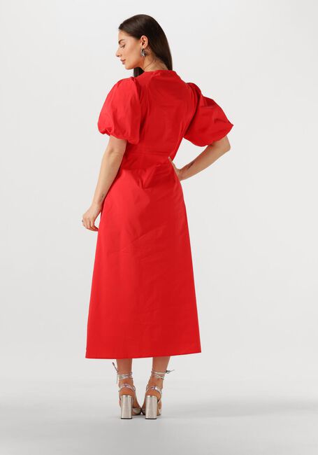 Rote NEO NOIR Maxikleid ILLANA POPLIN DRESS - large