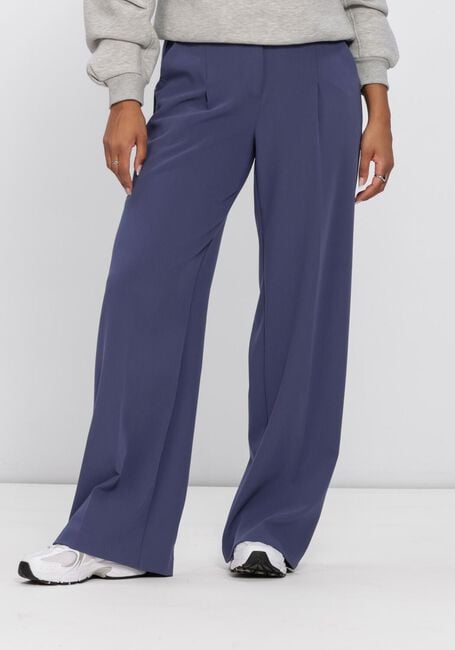 Blaue ANOTHER LABEL Weite Hose ALMOORE PLEATED PANTS - large