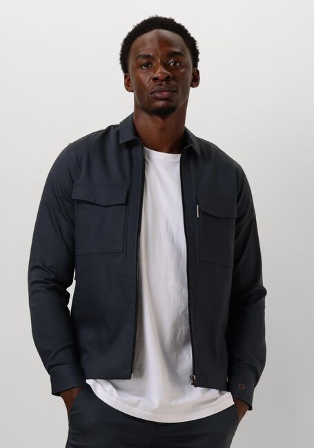 Blaue CAST IRON Overshirt LONG SLEEVE SHIRT OVERSHIRT REGULAR FIT - large