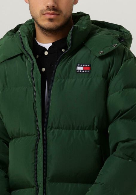 Dunkelgrün TOMMY JEANS Wattierte Jack ALASKA PUFFER - large