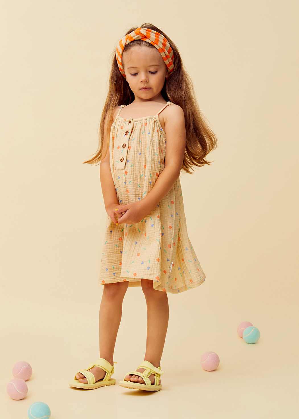 Beige Sproet & Sprout Minikleid MUSLIN DRESS SPRINKLE - large