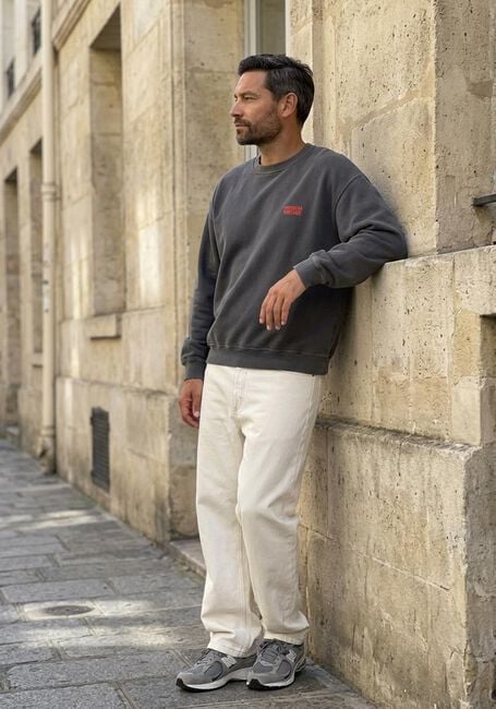 Dunkelgrau AMERICAN VINTAGE Sweatshirt PLIZZY CREW - large