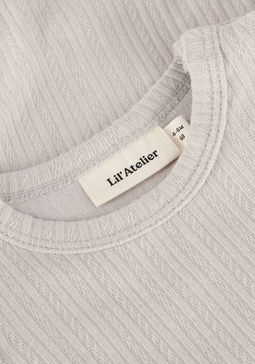 Hellgrau LIL' ATELIER Strampler NBFFLEURA SS SLIM BODY LIL - large