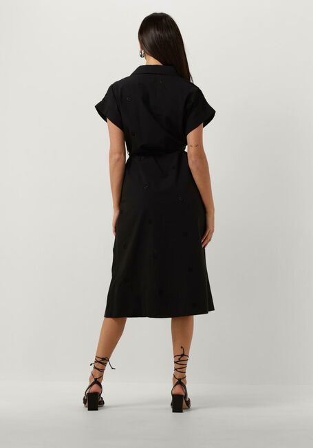 Schwarze SUNCOO Midikleid COCO - large