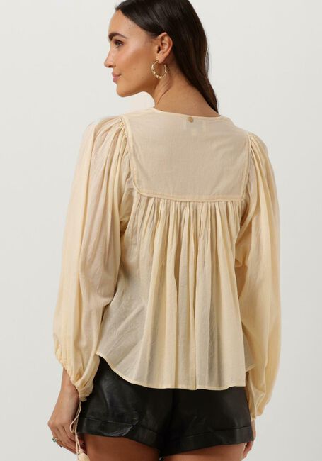 Gelbe ANTIK BATIK Blusen HITA BLOUSE - large