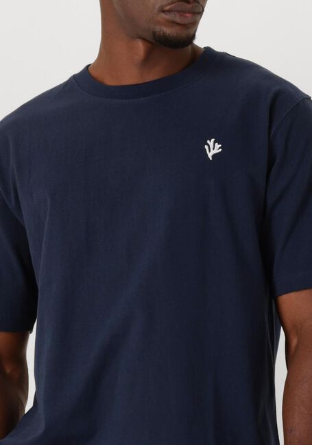 Dunkelblau SHIWI T-shirt MEN FINN RELAXED T-SHIRT CORAL LOGO - large